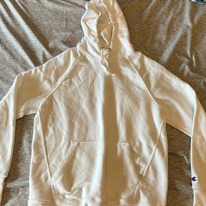 champion white hoodie
